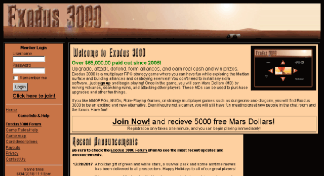 Exodus 3000 – Game cày tiền ngoài đời thực