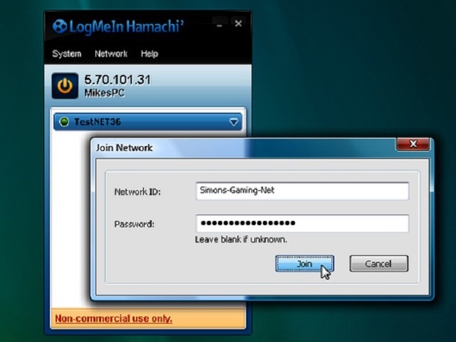 Chương trình hỗ trợ giúp tạo mạng LAN Hamachi